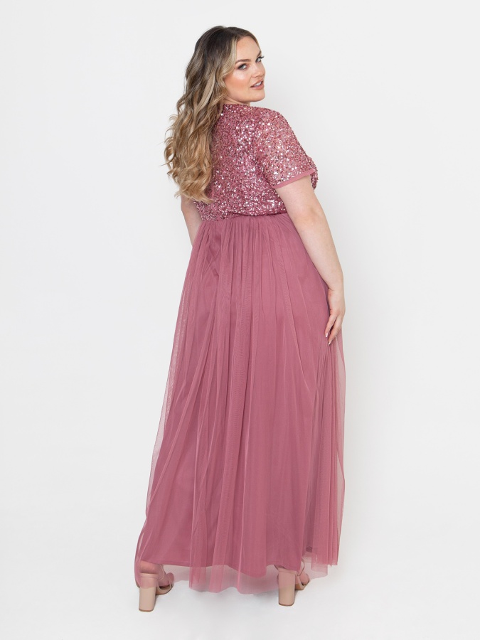 Maya Deluxe Plus Size 18 deals Maxi Dress